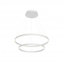  CH87832-WH-UNV-010 - Cerchio 32-in White LED Chandeliers