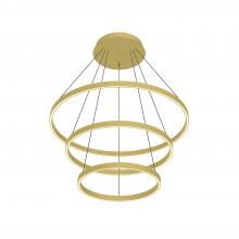  CH87932-BG-UNV-010 - Cerchio 32-in Brushed Gold LED Chandeliers