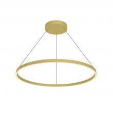  PD87136-BG-UNV-010 - Cerchio 36-in Brushed Gold LED Pendant