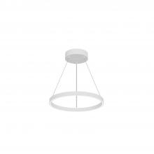  PD87718-WH-UNV-010 - Cerchio 18-in White LED Pendant