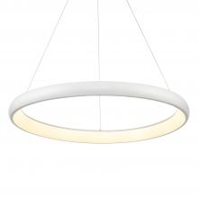  PD82732-WH-UNV-010 - Cortana 32-in White LED Pendant