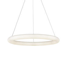 PD80324-WH - Cumulus Minor 24-in White LED Pendant