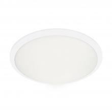  FM1515-WH-5CCT - Malta 15-in White LED Flush Mount