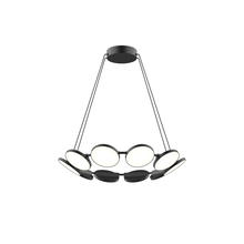  CH72225-BK - Novel 25-in Black LED Chandeliers