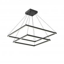  CH88232-BK-UNV-010 - Piazza 32-in Black LED Chandeliers