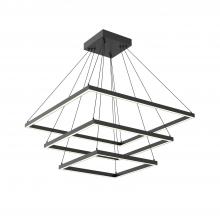  CH88332-BK-UNV-010 - Piazza 32-in Black LED Chandeliers