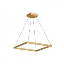  PD88124-BG-UNV-010 - Piazza 24-in Brushed Gold LED Pendant