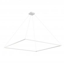  PD88172-WH-UNV-010 - Piazza 72-in White LED Pendant