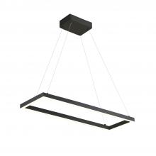  PD88530-BK-UNV-010 - Piazza 30-in Black LED Pendant
