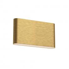  AT68010-BG-UNV - Slate 10-in Brushed Gold LED Wall Sconce