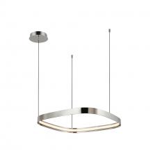  PD78019-PN-UNV - Yukon 19-in Polished Nickel LED Pendant