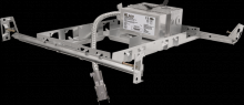  E4SQLFU30D2 - 4" SQR LED FRAME W/DRIVER 3000LMN DIM G2
