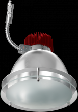  E812L6040W2 - 8" LED ENGIN DROP GLASS 6000LM 40K G2