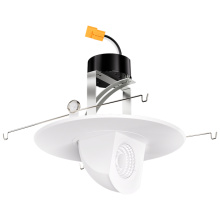  EL697CT5B2 - 6" LED ADJ TRIM 0-90° 840LM DIM 5CCT BLK