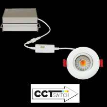  ERT318CT5BZ - 3" 8W 600LM LED GIMBAL 5CCT