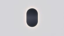  3-1401-15 - ARGO 22x36 CAPSULE LED MIRROR - BK