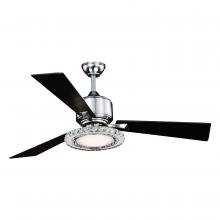  F0048 - Clara 52-in LED Ceiling Fan  Brushed Nickel