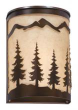  WS55508BBZ - Yosemite 8-in Tree Wall Light Burnished Bronze