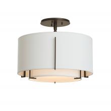  126501-SKT-14-SF1099-SF1590 - Exos Small Double Shade Semi-Flush