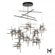 131160-SKT-STND-14-YC0305 - Tura 10-Light Frosted Glass Mobile Pendant