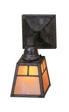  AS-1EGW-BK - a-line shade one light sconce without overlay (empty)