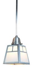  ASH-1EGW-AB - a-line shade, stem mount pendant without overlay (empty)