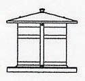  BC-11GW-BK - 11" berkeley column mount