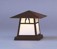  CC-8BGW-BK - 8" carmel column mount with bungalow overlay