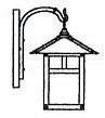  EB-7AGW-BK - 7" evergreen wall mount with classic arch overlay