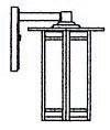  ETB-9GW-BK - 9" etoile wall mount