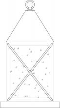  NOC-8AM-AB - 8" nottingham column mount