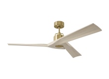 3ALMSM52BBSWWO - Alma Smart 52 - Burnished Brass w Washed White Oak Blades