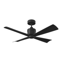  4LNCR44MBK - Launceton 44 Ceiling Fan in Midnight Black with Midnight Black Blades