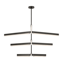  KWCH70527BZALB - Linea 56 Three Tier Chandelier