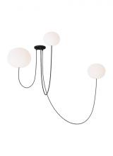  PBCH38027OPB - Helium Array 3 Light Chandelier