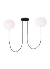  PBCH35827OPB - Helium Small 2 Light Chandelier