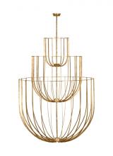  SLCH32927PAB - Sanchi Grande Three Tier Chandelier