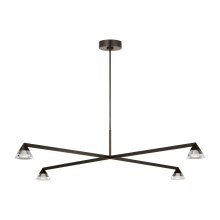  SLCH75227BZCG - Midrand Crystal 52 Chandelier