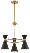  P1823-248 - CONIC - 3 LIGHT CHANDELIER