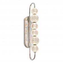  WV321628PN - Marni 28-in Polished Nickel LED Wall/Vanity