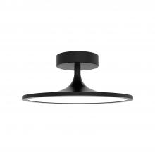 SF418012MB-UNV - Issa 12-in Matte Black LED Semi Flush Mount