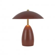  TL437409BGD - Poppy 9-in Burgundy LED Table Lamp