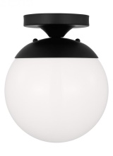  7518EN3-112 - Leo - Hanging Globe One Light Wall / Ceiling Semi-Flush Mount with White Glass