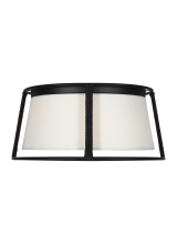  DJF1002MBK - Cortes Medium Ceiling Flush Mount