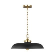  CP1231MBKBBS - Wellfleet Medium Wide Pendant