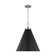  CP1281MBKPN - Wellfleet Large Cone Pendant