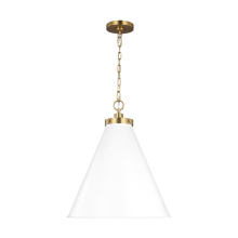  CP1281MWTBBS - Wellfleet Large Cone Pendant