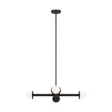 KC1064MBK - Nodes Wide Chandelier