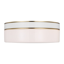  KSF1072BBSGW - Monroe Large Flush Mount