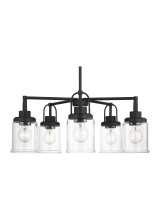  GLC1175MBK - Anders Five Light Chandelier